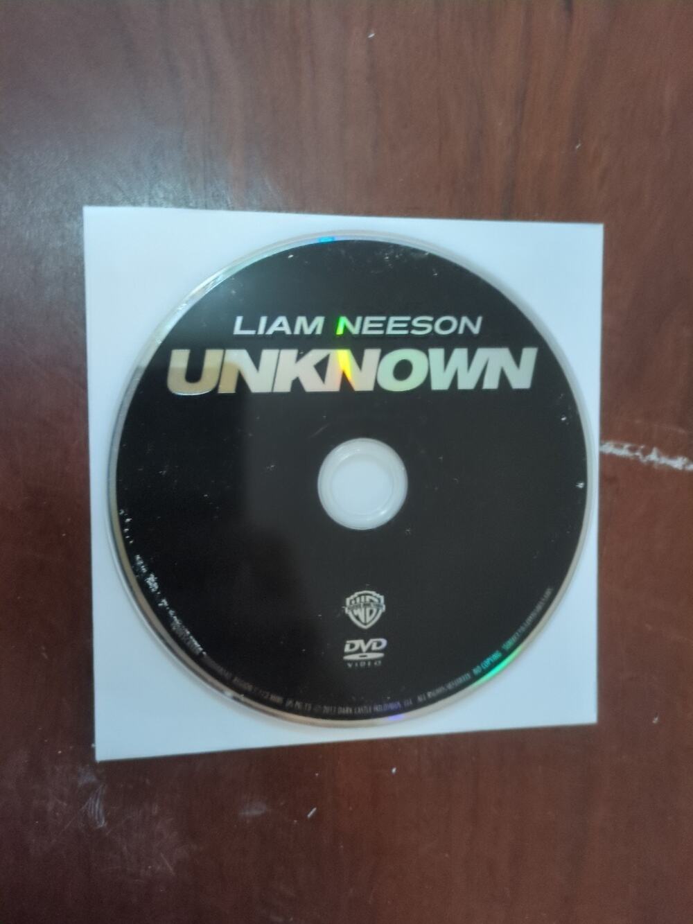 Unknown dvd - Liam Neeson disc only